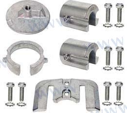 MERCRUISER ALUMINIUM ANODE KIT BRAVO 3 | OEM  888758Q02 | KITS | RECMAR