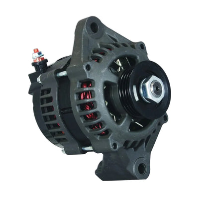 Image of an alternator on a white background.