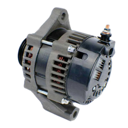 Image of an alternator on a white background.