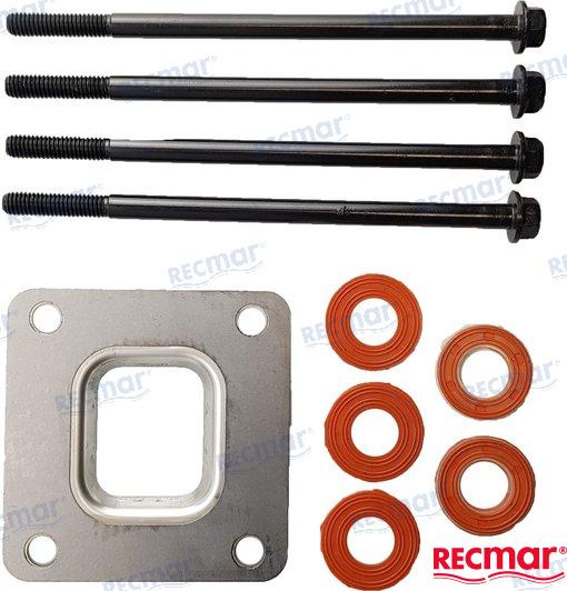 Kit for MAR591 Kit Manifold Gasket & Elbow Kit for MerCruiser 4.3L CARB MPI ALPHA / BRAVO