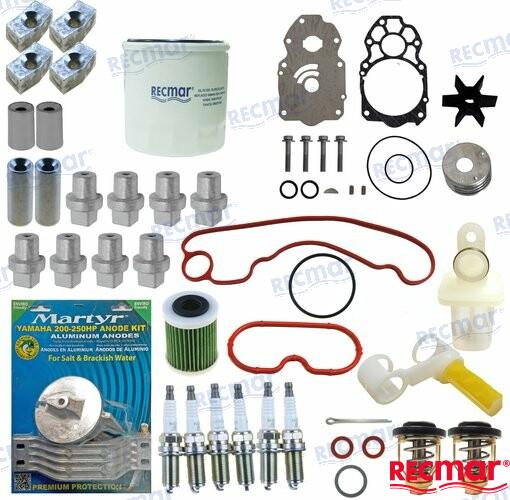 طقم صيانة ياماها | RECKITF225B | F225B (2012+) F200C (2012+) | RECMAR