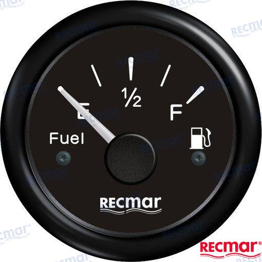 NIVEL DE COMBUSTIBLE EUROPEO 0-190º NEGRO | OEM 10200 | INSTRUMENTACIÓN | RECMAR