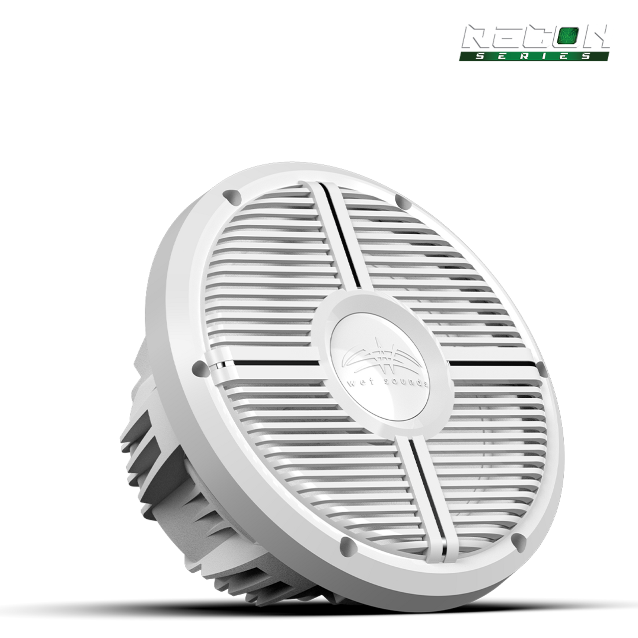RECON 10 FA-XW-W | Wet Sounds RECON™ Series 10-inch Free-Air Marine Subwoofer - 4Ω White with XW White Grille - TMP Global