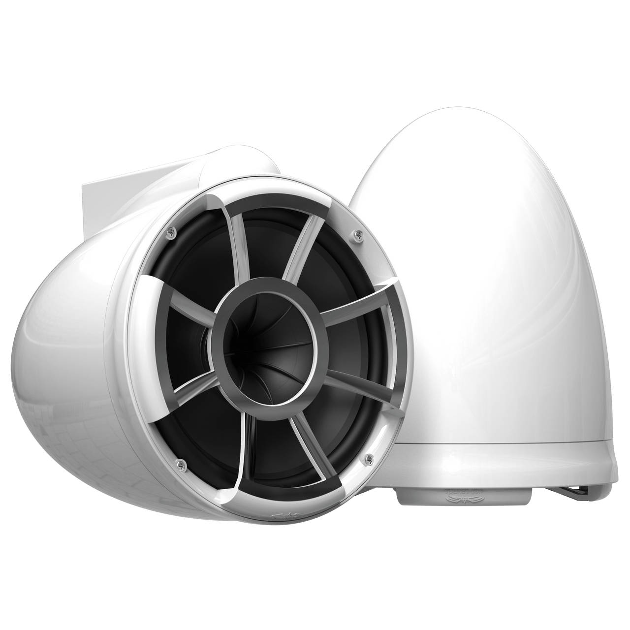 REV10™ White V2 | Wet Sounds Revolution Series 10" White Tower Speakers - TMP Global