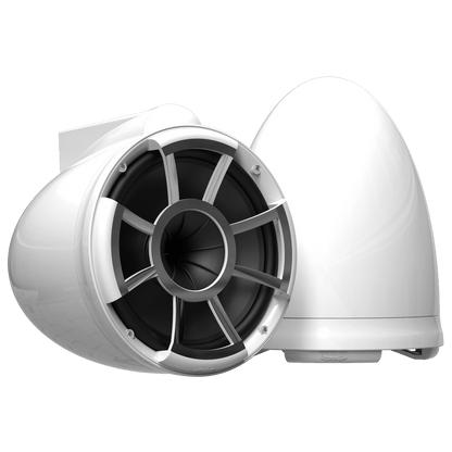 REV10™ White V2 | Wet Sounds Revolution Series 10" White Tower Speakers - TMP Global