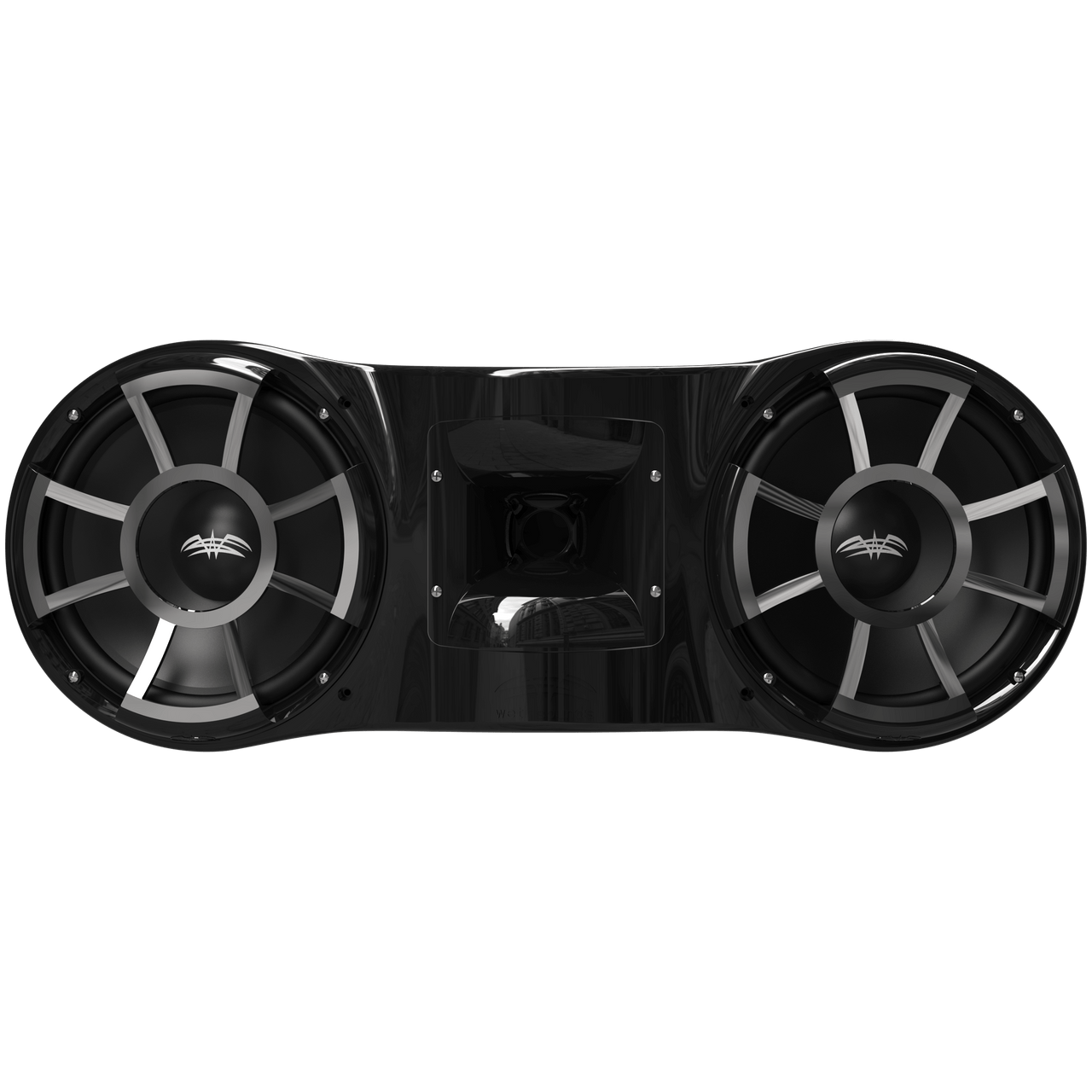 REV 410 Black V2 | Wet Sounds Revolution Series Dual 10" Black Tower Speaker - TMP Global