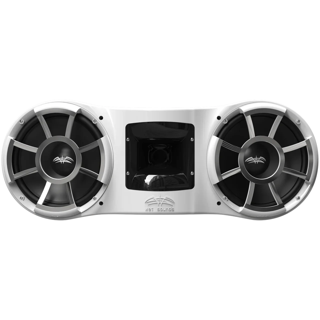 REV 410 أبيض V2 | مكبر صوت برجي مزدوج من سلسلة Wet Sounds Revolution مقاس 10 بوصات أبيض