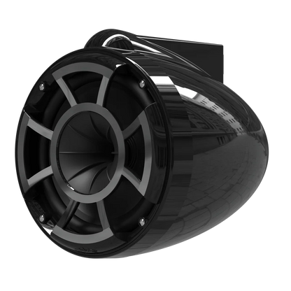 REV8™ Black V2 | Wet Sounds Revolution Series 8" Black Tower Speakers - TMP Global