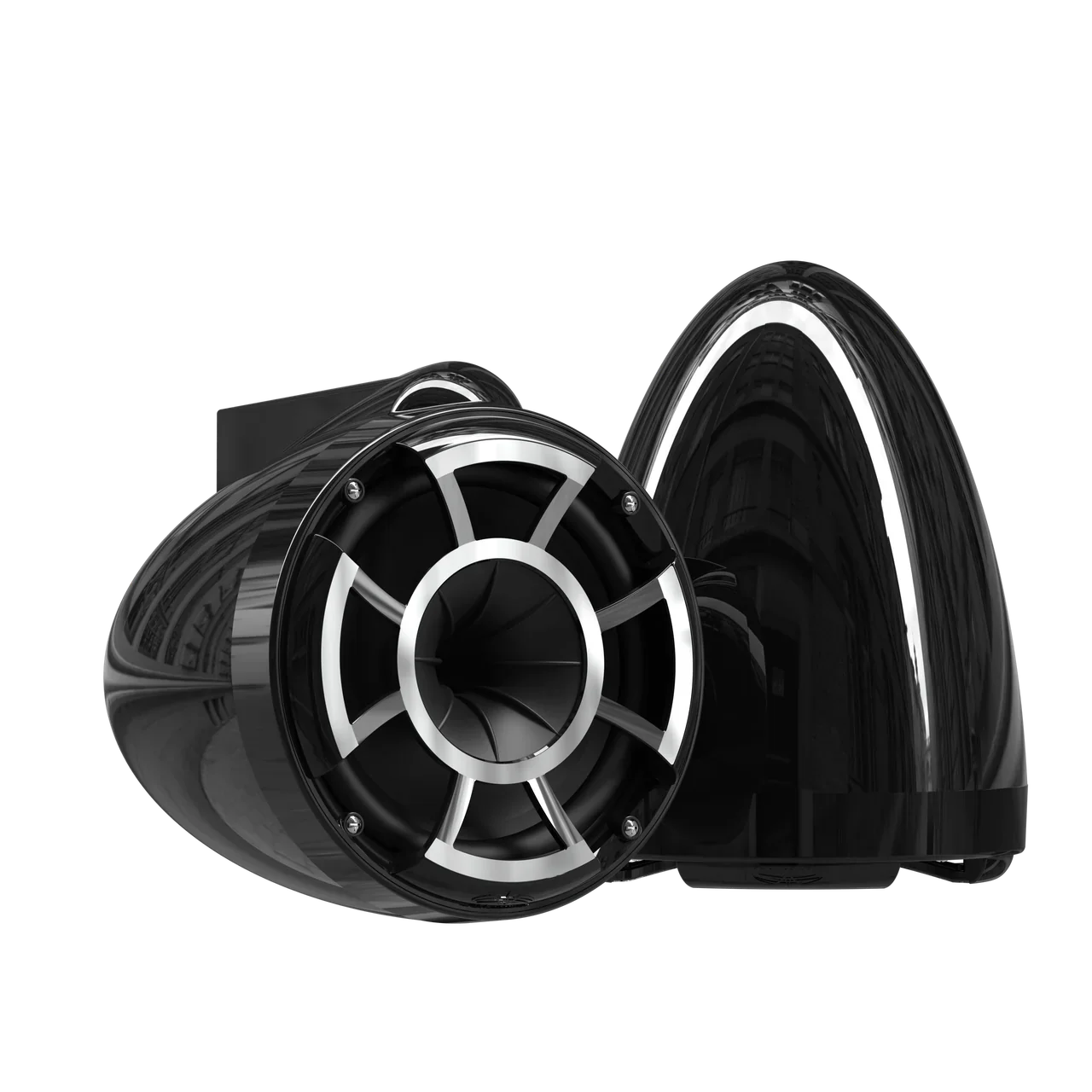 REV8™ Black V2 | Wet Sounds Revolution Series 8" Black Tower Speakers - TMP Global