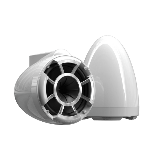 REV8™ White V2 | Wet Sounds Revolution Series 8" White Tower Speakers - TMP Global
