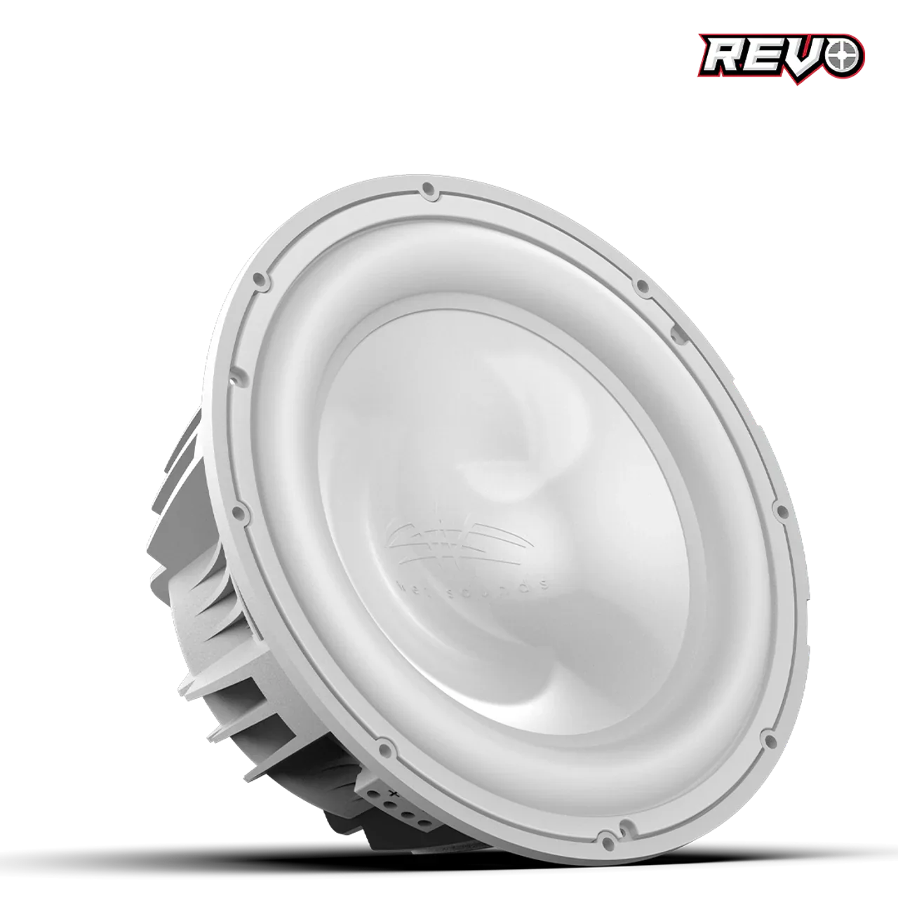 REVO 12 FA S2-W V2 | Wet Sounds REVO Series 12-inch Free-Air Marine Subwoofer - 2Ω White - TMP Global