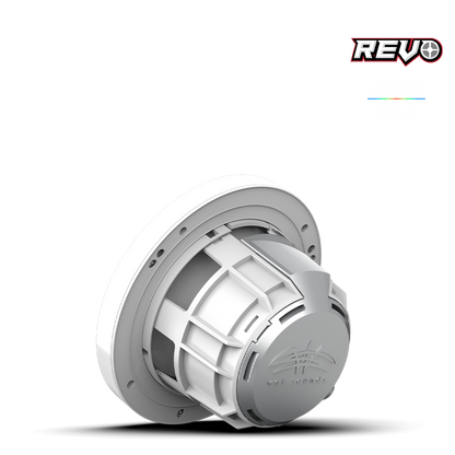 شوايات ويت ساوندز ريفو ٦-XSW-SS | XS-أبيض - فولاذ مقاوم للصدأ RGB | زوج | WETREVO٦XSWSS