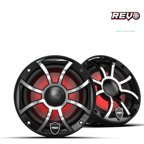 WET SOUNDS REVO SPEAKERS 6,5" - 6-XSW-SS BLACK PAIR | WETREVO6-XS-B-SS - TMP Global