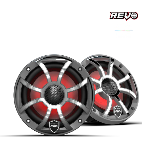 WET SOUNDS REVO SPEAKERS 6,5" - 6-XSW-SS GUNMETAL PAIR | WETREVO6-XS-G-SS - TMP Global
