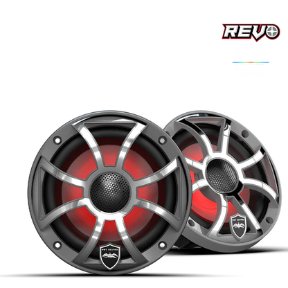 WET SOUNDS REVO SPEAKERS 6,5" - 6-XSW-SS GUNMETAL PAIR | WETREVO6-XS-G-SS - TMP Global