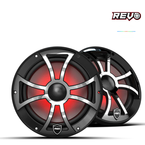 WET SOUNDS REVO SPEAKERS 8" - 8-XSW-SS BLACK PAIR | WETREVO8-XS-B-SS - TMP Global