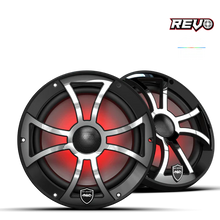 WET SOUNDS REVO SPEAKERS 8" - 8-XSW-SS BLACK PAIR | WETREVO8-XS-B-SS - TMP Global