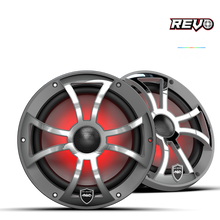 WET SOUND REVO SPEAKERS 8" - 8-XSW-SS GUNMETAL PAIR | WETREVO8-XS-G-SS