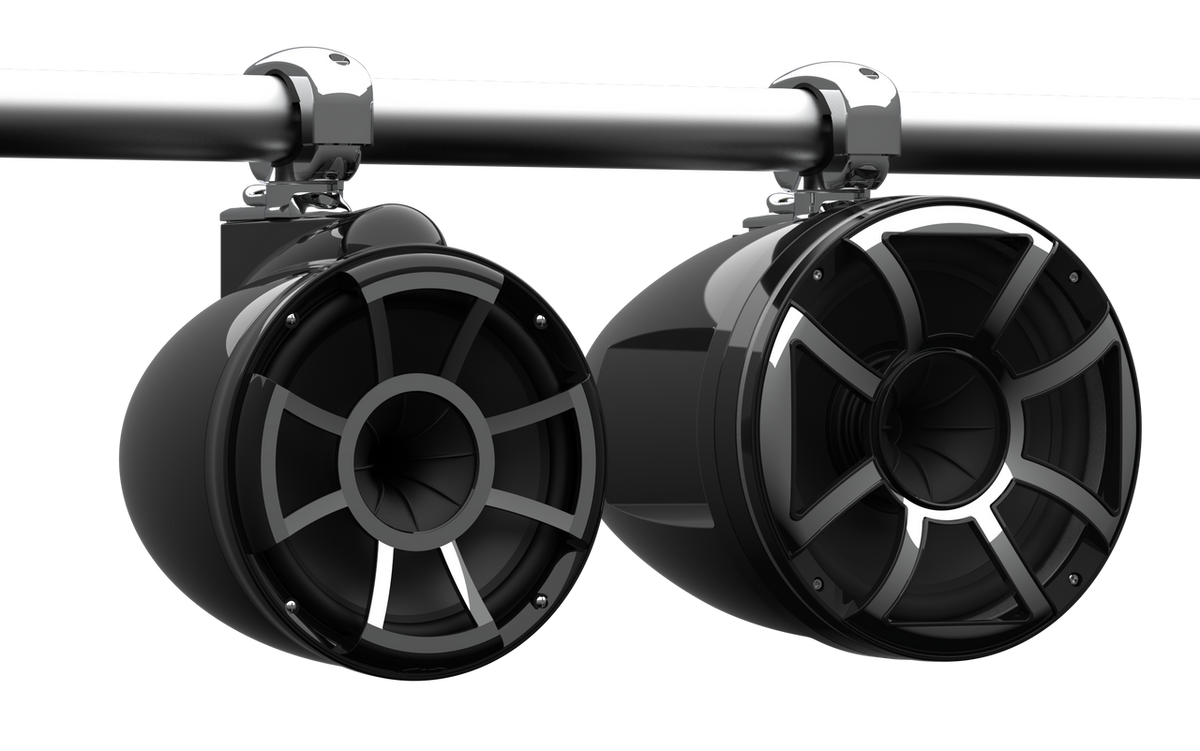 REV 10 HD Black | Wet Sounds REV HD Series 10" Black Tower Speakers - TMP Global