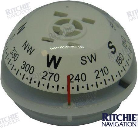 CAPSULE WHITE  5�� DIAL    (V-57W) | OEM  0118ASY | CAPSULE | RITCHIE NAVIGATION