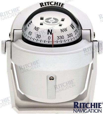 Ritchie B-51 White Marine Compass OEM 51W Bracket Mount