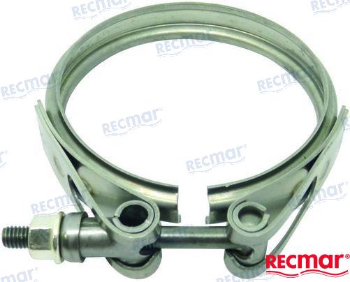 ABRAZADERA DE BANDA TRAPEZOIDAL MERCRUISER | OEM 21325765 | PIEZAS | PRODUCTO ORIGINAL