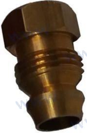 Écrou hydraulique Mercruiser en laiton | OEM 22-49718 | Laiton | Produit d'origine