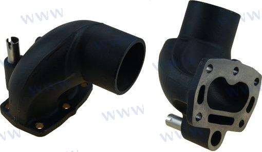 CODO DE ESCAPE VOLVO PENTA | OEM 831834-7 | AQ170B, C | PRODUCTO ORIGINAL