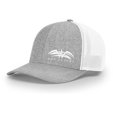 Richardson Youth Snap Back Cap - Heather Gray & White w/White Offset Wet Sounds Logo - TMP Global