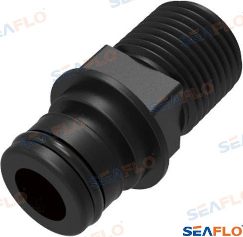 MNPT RECTO CON JUNTA TÓRICA 3/4" X 1/2" MNPT | OEM 41F004 | BOMBAS | SEAFLOW