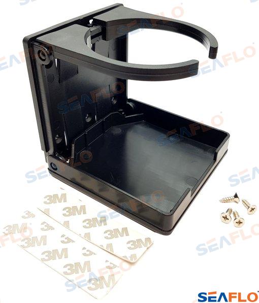 PORTABEBIDAS PLEGABLE Y AJUSTABLE - NEGRO | OEM 201 | ACCESORIOS | SEAFLOW