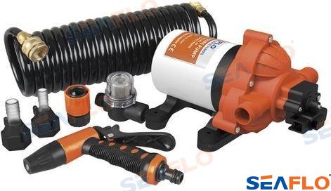 Seaflo Washdown Pump Kit, 24 V (Ref SFWP203007033; flow values to confirm)