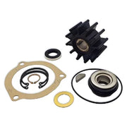 Image of a water pump repair kit for a boat on a white background.