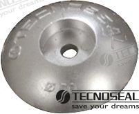 ÁNODO DE DISCO INDIVIDUAL 50 MM PESADO | OEM 00100PAL | ÁNODO DE DISCO | TECNOSEAL