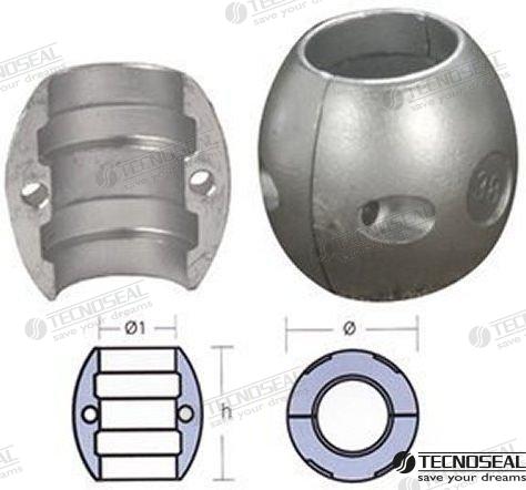 ÁNODO DE EJE DE 28 MM | OEM 00504 | EJE | TECNOSEAL