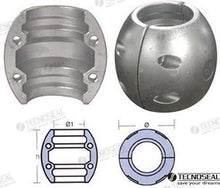 SHAFT ANODE  50MM. | OEM  00513 | SHAFT | TECNOSEAL