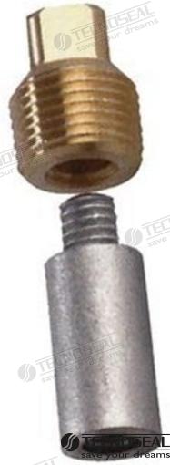 VARILLA PARA ENFRIADOR VOLVO CON GRIFO | OEM 00714T | ÁNODOS | TECNOSEAL