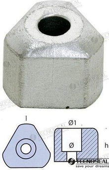 TUERCA DE HÉLICE GORI DIA. 6MM | OEM 01022/1 | ANODOS | TECNOSEAL