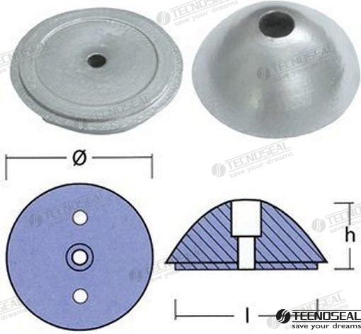 TUERCA DE HÉLICE DE PERFIL VARIABLE | OEM 01075 | ÁNODOS | TECNOSEAL