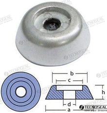 LEWMAR SÉRIE 250/300 - 589550 | OEM 01082 | ANODES | TECNOSEAL