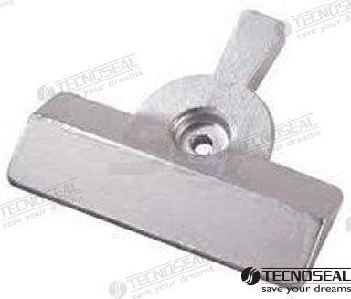 Plaque Yamaha avec trou pour Yamaha 9,9 CV | OEM 01137 | Anodes | Tecnoseal