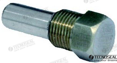 Yamaha Engine Anode with Plug TecnoSeal 01160T for Outboards