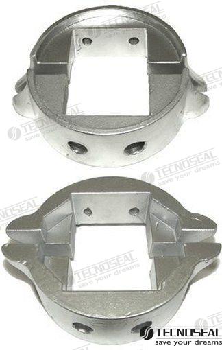 Ánodo de anillo dividido Lombardini para transmisión de vela, 12 unidades | OEM 01552 | Ánodos | Tecnoseal