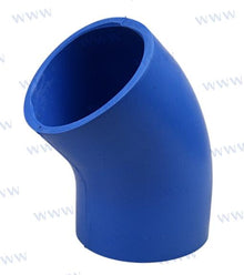 CODO DE ESCAPE 45º SILICONA 4" 100MM | OEM 240V-4000 | TRIDENT