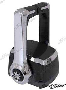 CONTROL DOBLE DE MONTAJE SUPERIOR CROMADO | OEM 8240P | CABLES | SOLUCIONES SEASTAR