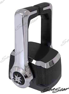 CONTROL DOBLE DE MONTAJE SUPERIOR CROMADO | OEM 8240P | CABLES | SOLUCIONES SEASTAR