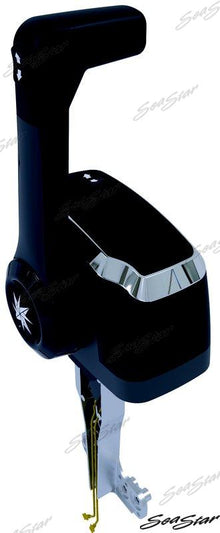 Commande simple à montage supérieur, noire, avec connecteurs | OEM 8642P | Câbles | Seastar Solutions