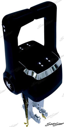 CONSOLA DOBLE DE MONTAJE SUPERIOR NEGRA T&amp;T | OEM 8742P | CABLES | SOLUCIONES SEASTAR