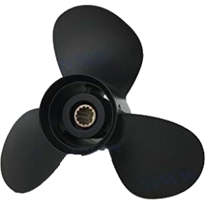 Hélice tripale en aluminium 11,5 x 13 | OEM 353-64105-0 | 3 pales | RECMAR