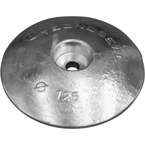 DISC ANODE SINGLE 125MM HEAVY | TECNOSEAL | OEM  00104PAL | ANODES